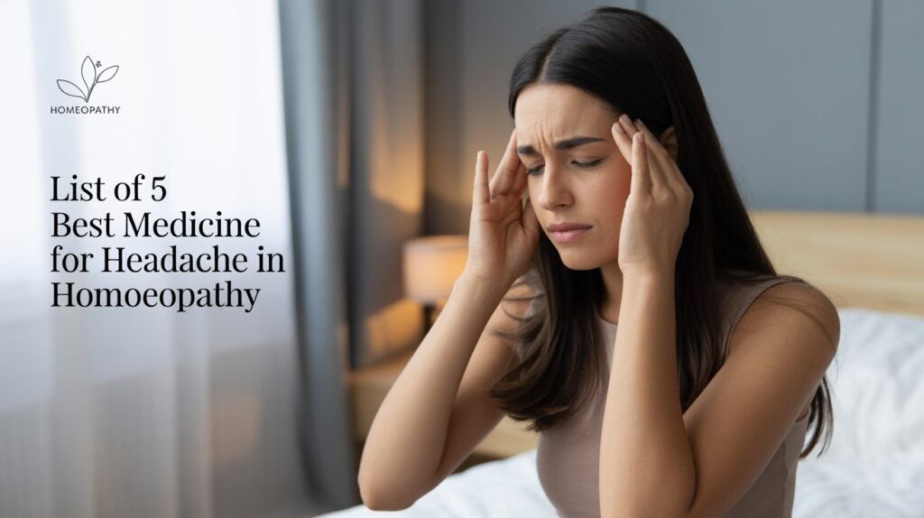 best medicine for headache in homoeopathy