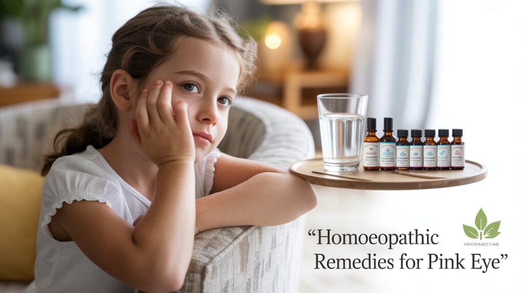 Homoeopathic remedy for pink eye