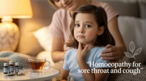 Homoeopathy for sore throat and cough